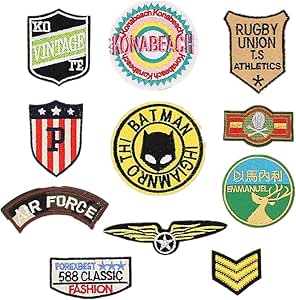 Bella 11pcs Parches Apliques Patches Sticker Parche Termoadhesivo