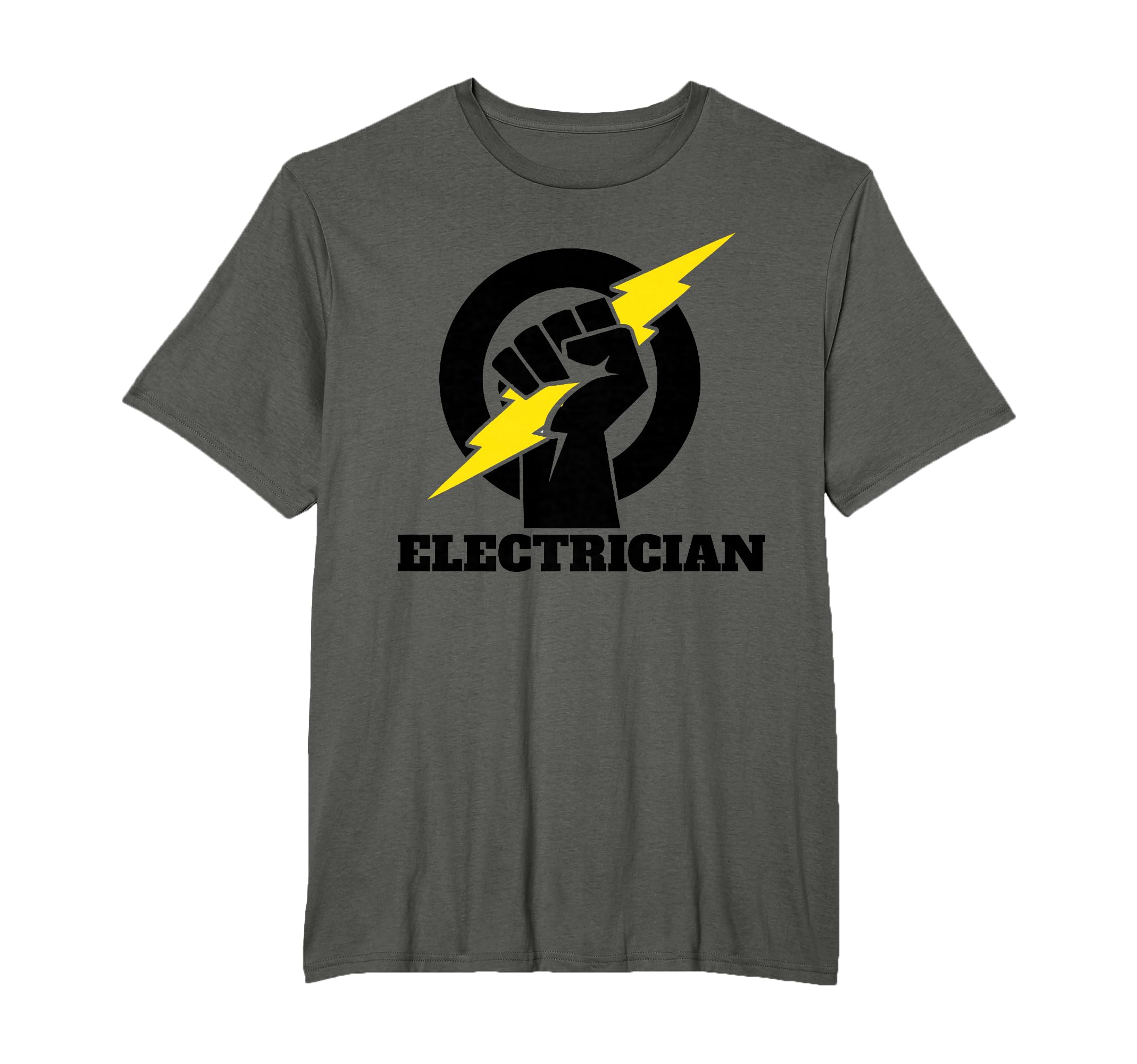 Electrician lightning bolt hand Electrician lightning hand T-Shirt