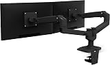 Ergotron LX Dual Side-by-Side Arm Mounting Kit for 27 Inch Monitors Aluminum view 2