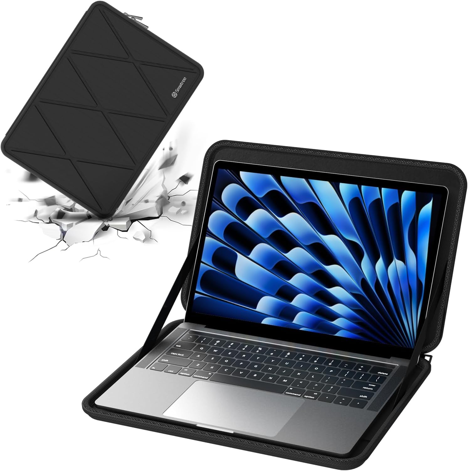 Smatree 15 Inch Hard Laptop Case for Dell XPS 15 9530 9520 9510, Notebook Carrying Bag with Shockproof Protection, Water-repellent, Heavy Duty