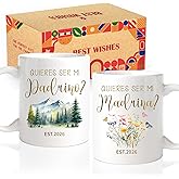Godparents Proposal Mug Set - Personalized 'Will You Be My Godparents' Gift, Baptism Madrina Padrino Wedding Proposal, Quieres Ser Mi Madrina Padrino 2026, Godparent Gift Idea -22