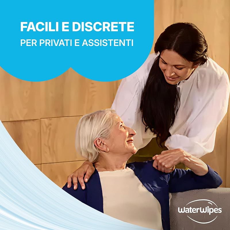 Sensitive+ Body & Intimate XL Wipes, 99,9% Acqua, senza profumo