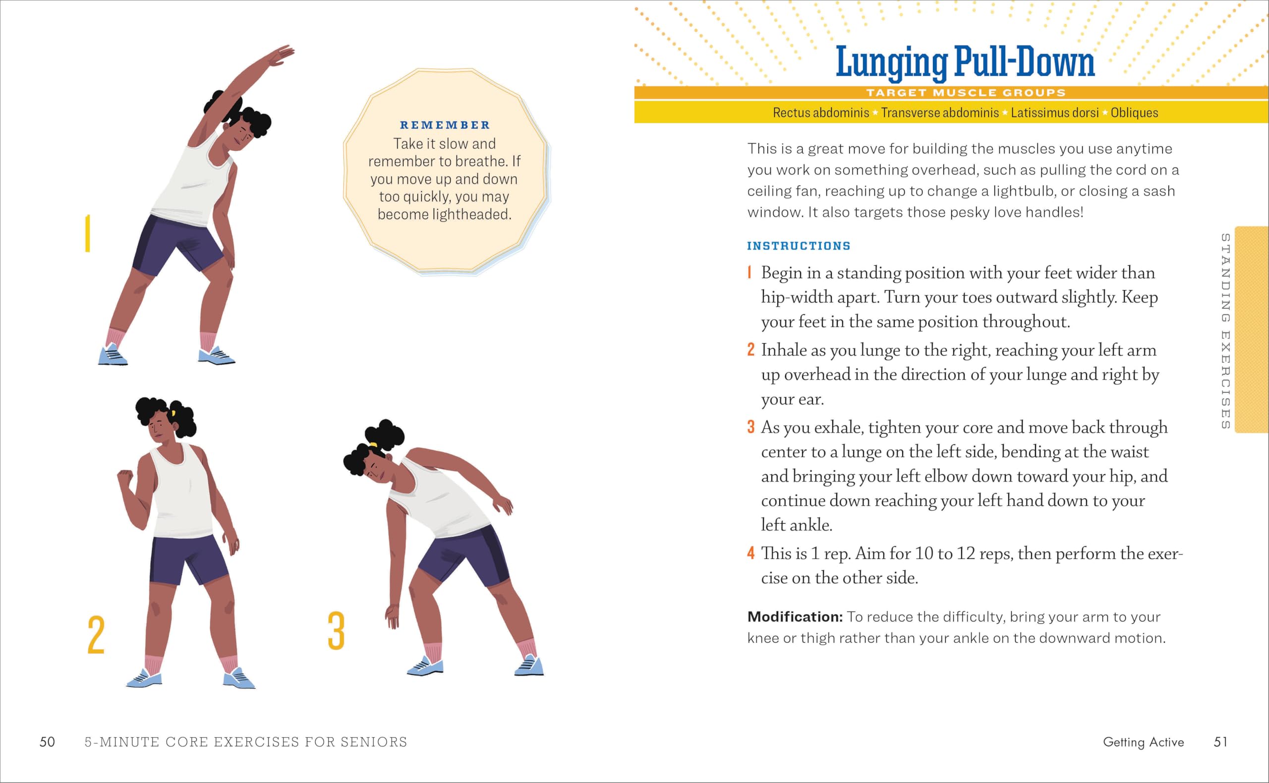 5-Minute Core Exercises for Seniors: Daily Routines to Build Balance and Boost Confidence 5-Minute Core Exercises for Seniors: Daily Routines to Build Balance and Boost Confidence Paperback Kindle Spiral-bound Cards