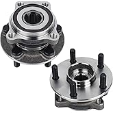 KUSATEC 513303 2pcs Front Wheel Bearing and Hub Assembly Compatible with 2008-2014 Subaru Forester Impreza 2013-2014 XV Crosstrek 2005-2014 Subaru Outback Legacy, 5 Lug Bolts w/ABS