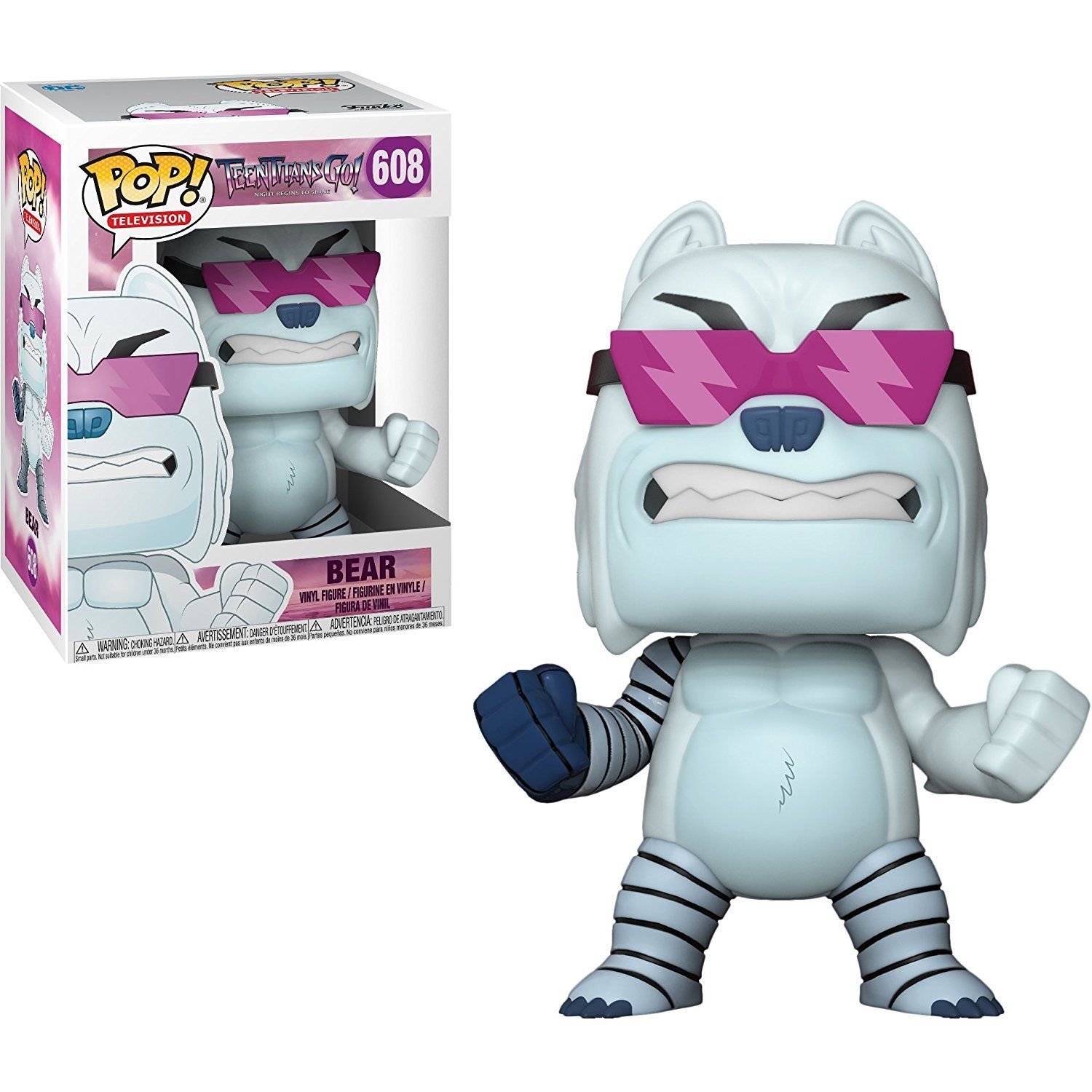 Teen Titans Go! - The Night Begins to Shine Bear Flocked Pop! Vinyl