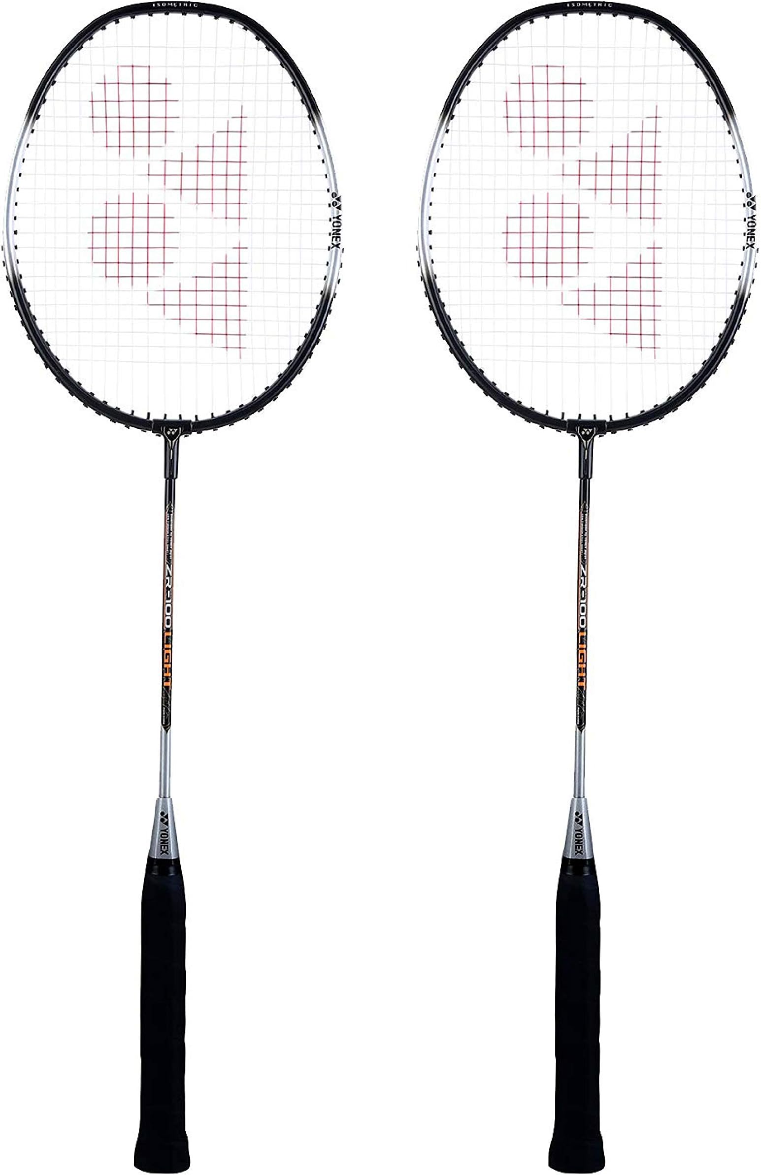 Yonex ZR 100 Light Aluminium Badminton Racquet with Full Cover, Set of 2 | Made in India