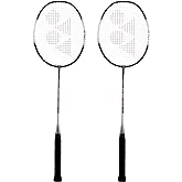YONEX ZR 100 Light Aluminum Blend Badminton Racquet with Full Cover, Set of 2