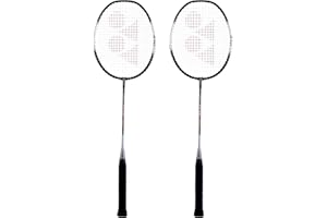 YONEX ZR 100 Light Aluminum Blend Badminton Racquet with Full Cover, Set of 2