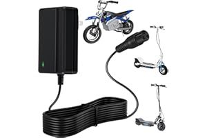 CAKULA Razor Charger for Razor Electric Scooter MX350 Dirt Bike E100 E175 E200 E200S E300 E300S E500 Pocket Mod Sports Mod and Dirt Quad Razor Scooter Charger Replacement 24V 1500mA