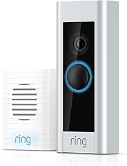Ring Video Doorbell Pro (Existing Doorbell Wiring Required) + Ring Chime, Wi-Fi-Enabled Speaker Ring Video Doorbell