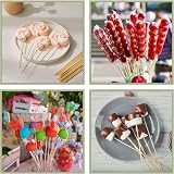 Huiguli 200 Pcs Square Wooden Sticks 30cm 3mm Natural Dowels Craft Rods view 4