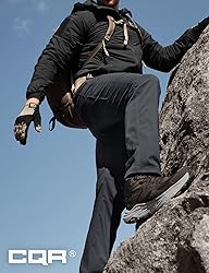 CQR Men's Active Flex Tactical Pants, Water