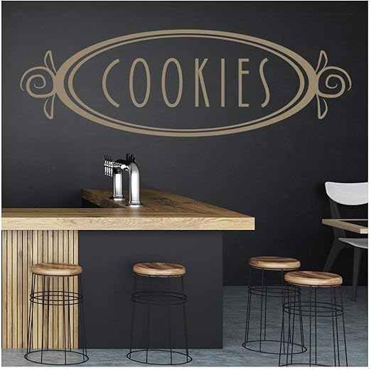 Azutura Kekse Essen Quotes Slogans Wandtattos Kuche Cafe Dekor Art Decals Verfugbar In 5 Grossen Und 25 Farben X Gross Leder Braun Amazon De Kuche Haushalt