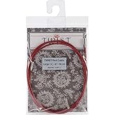ChiaoGoo 37 inch (94cm) Cable with Key for Twist Red Lace Interchangeable Large Knitting Needle Set