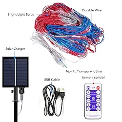 FUNIAO (Upgraded) 2-in-1 Solar Powered American