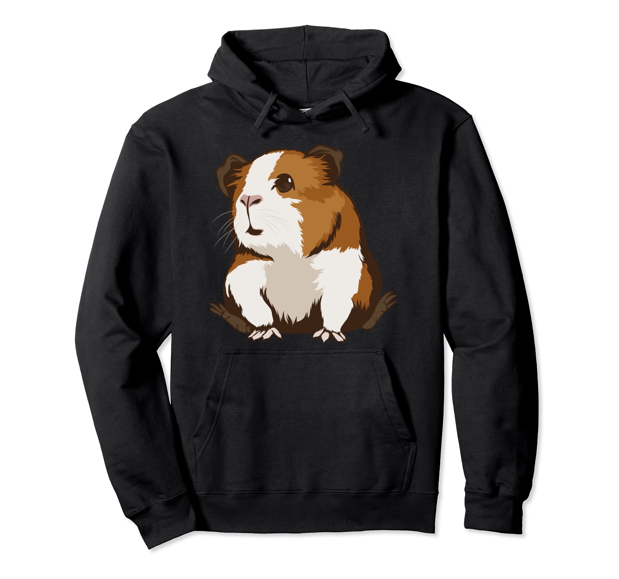 Guinea Pig Art Illustration Cavy Clothes Guinea Pig Pullover Hoodie