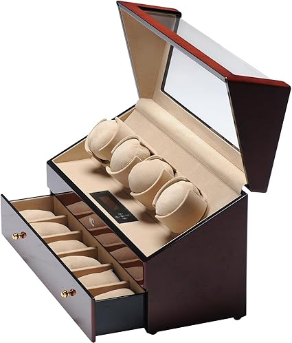 lwban de caja automático relojes automático 4 + 6 reloj ...