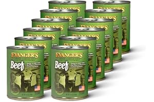 Evanger's Heritage Classic Beef Dog Food – 12 Count, 12.5 oz Each – Grain & Gluten Free, Single-Source Protein – Endorsed by Chicago Rabbinical Council