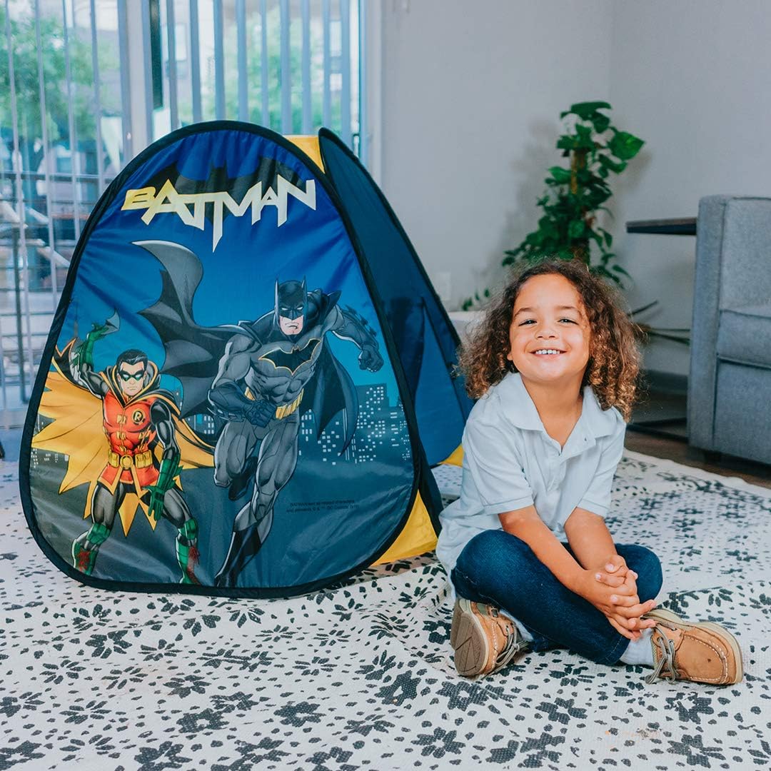 Sunny Days Entertainment Batman Pop Up Play Tent ? Blue Indoor