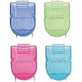 Advantus 75307 Fabric Panel Wall Clips, Standard Size, Assorted Cool Colors, 20/Box