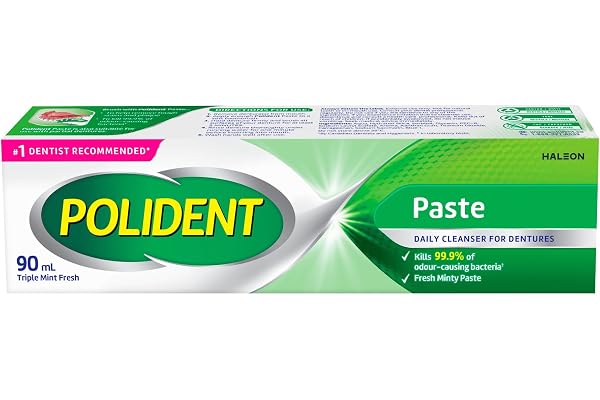 Polident Denture Cleanser Paste, 90ml