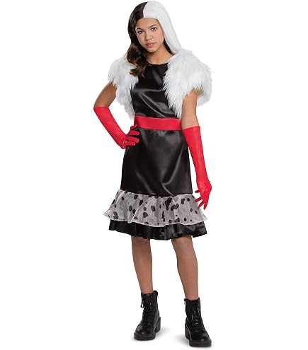cruella red and black dress REBEL IN RED This is Emma Stone's fourth look as Cruella De Vil in Cruella (2021). She wears a black military jacket with gold detailing, a gold sash with the words 'the
