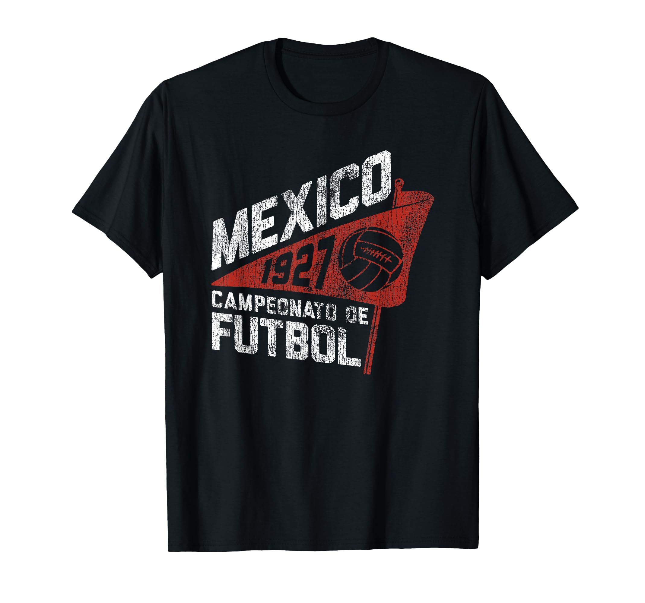 1927 Mexican Campeonato De Futbol Pennant T-Shirt