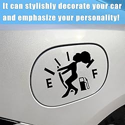 Augeny Funny Car Fuel Tank Sticker, EF Logo