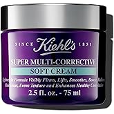 Kiehl's Super Multi-Corrective Soft Cream, Anti-aging Face Moisturizer for Oily/Combination & Sensitive Skin, Restores Firmness, Improves Elasticity, Reduces Fine Lines with Proxylane & Adenosine