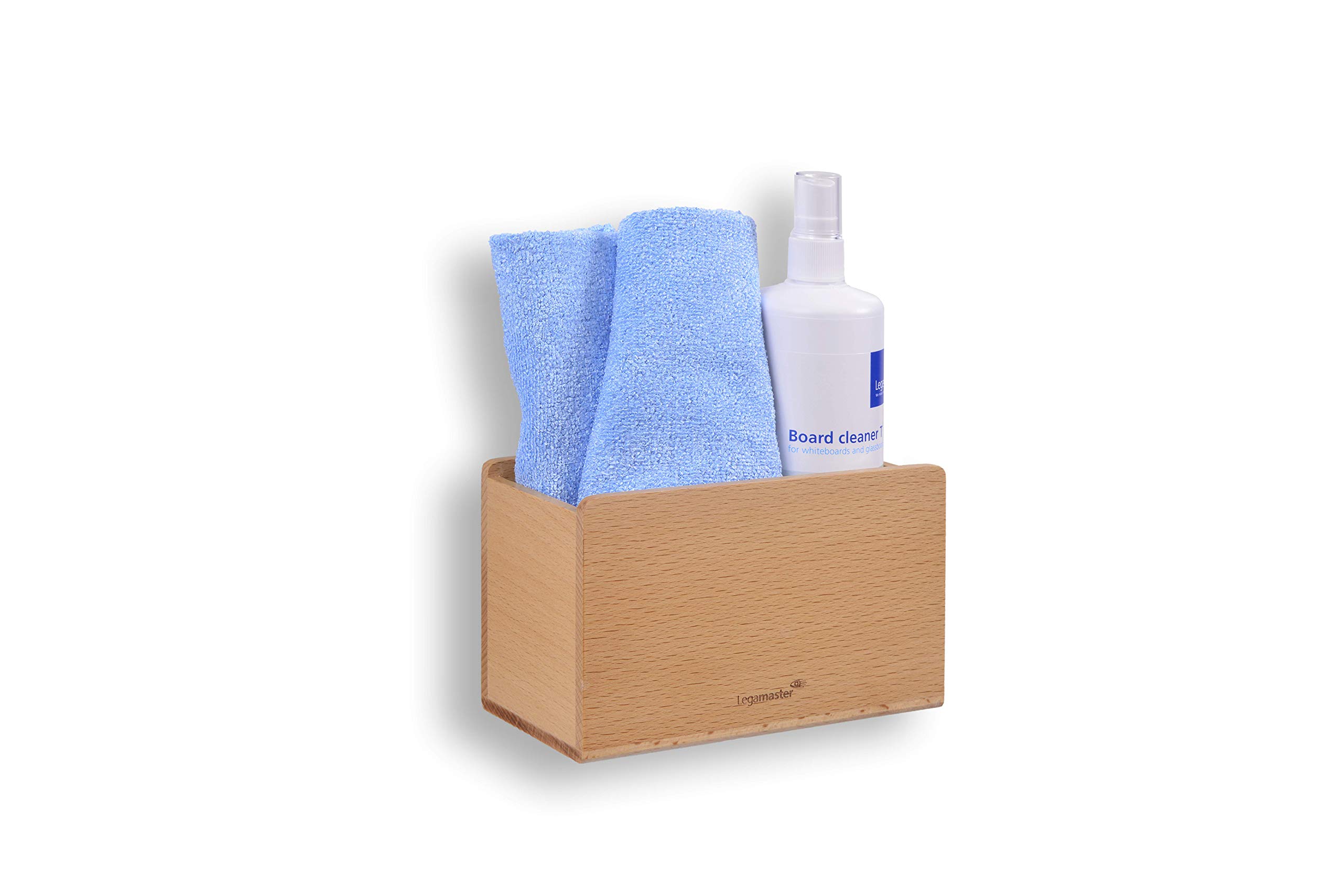 Legamaster - wooden glass-board accessory holder for dry erase pens and accessories - pencil storage, board cleaners for offices or schools