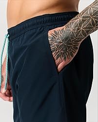 Huckberry Wellen Performance Lined Swim Trunks