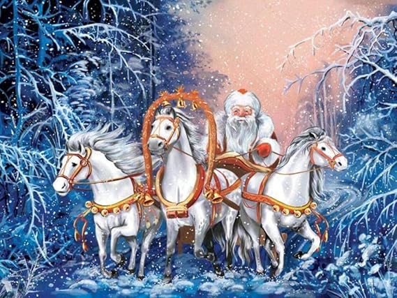 Amazon.com: DIY 5D Diamond Painting Digital kit-The Advent of Christmas