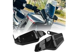 Midimttop Motorcycle Handguard fit for Transalp XL750 2023-2026 Brake Lever Handlebar Hand Shield Protector Accessories (Blac