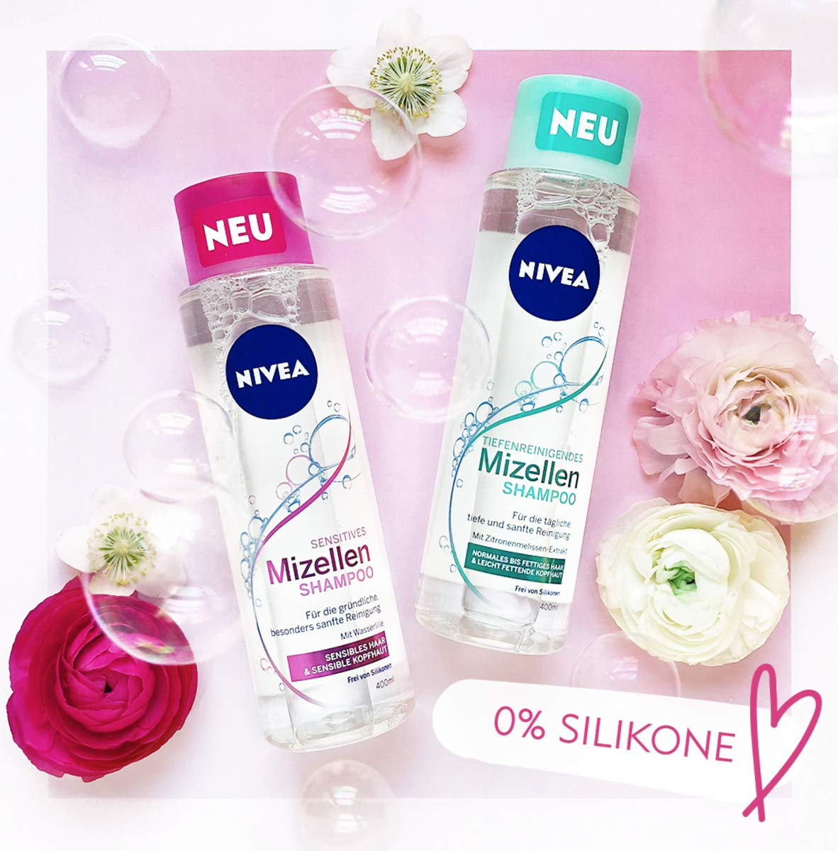 nivea mizellen shampoo fur normales bis