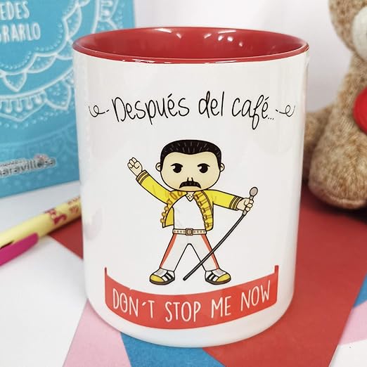 La Mente es Maravillosa – Taza con Frase y dibujo.