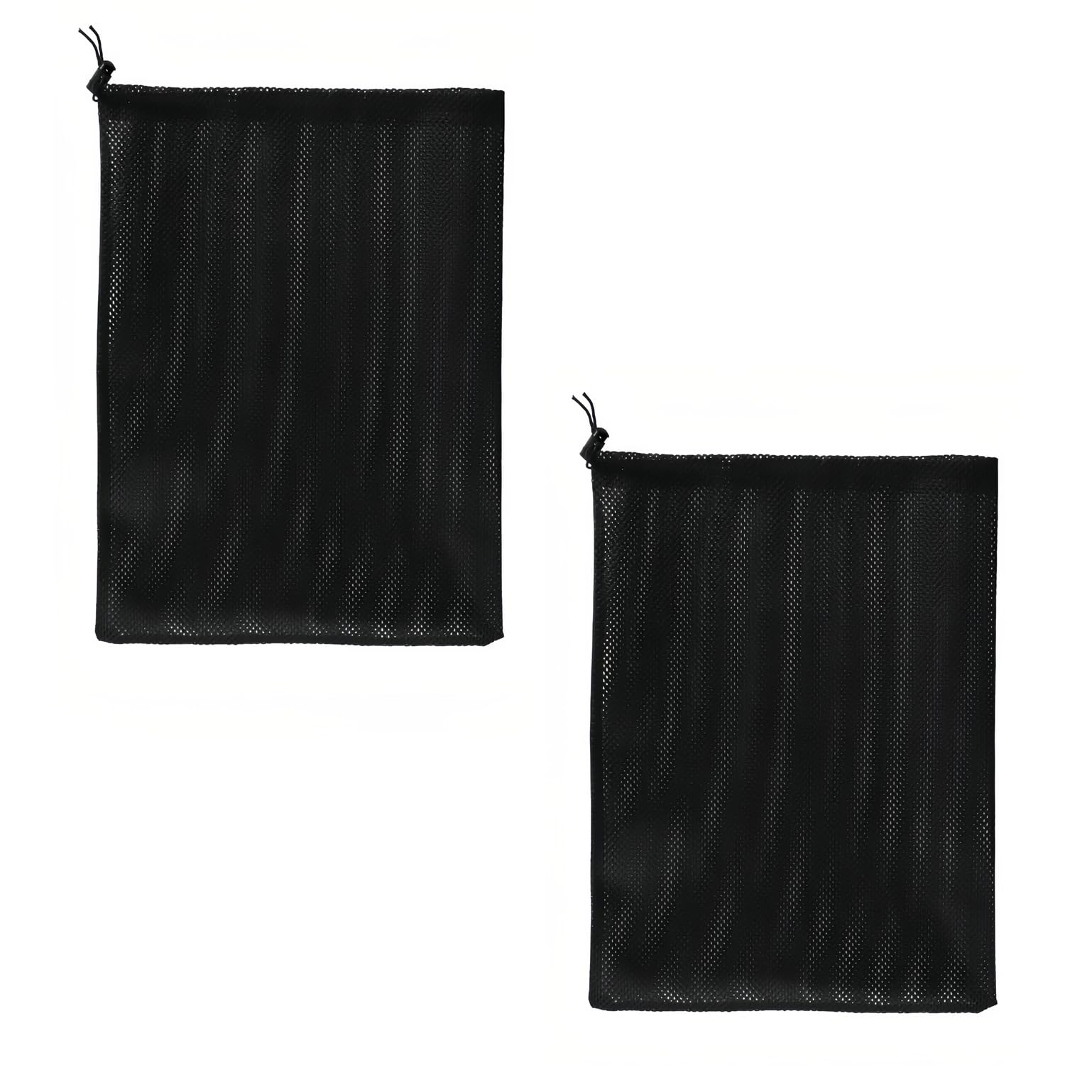 Rumyve 2pcs Pump Barrier Bag,Fish Pond Pump Filter Mesh Bag,31 * 41CM Black Media Bag,Household Water Pump Filter Accessories