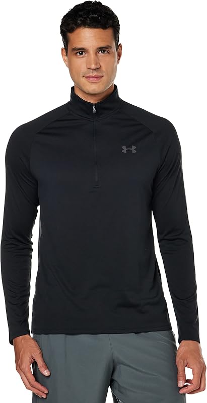 Herren Tech 2.0 Half-Zip Shirt Schwarz L