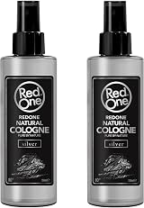 Redone Silver Aftershave Cologne Spray 2x 150ml Natural Long Lasting Men view 1