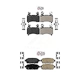 AmeriBRAKES Front Semi-Metallic Rear Ceramic Disc