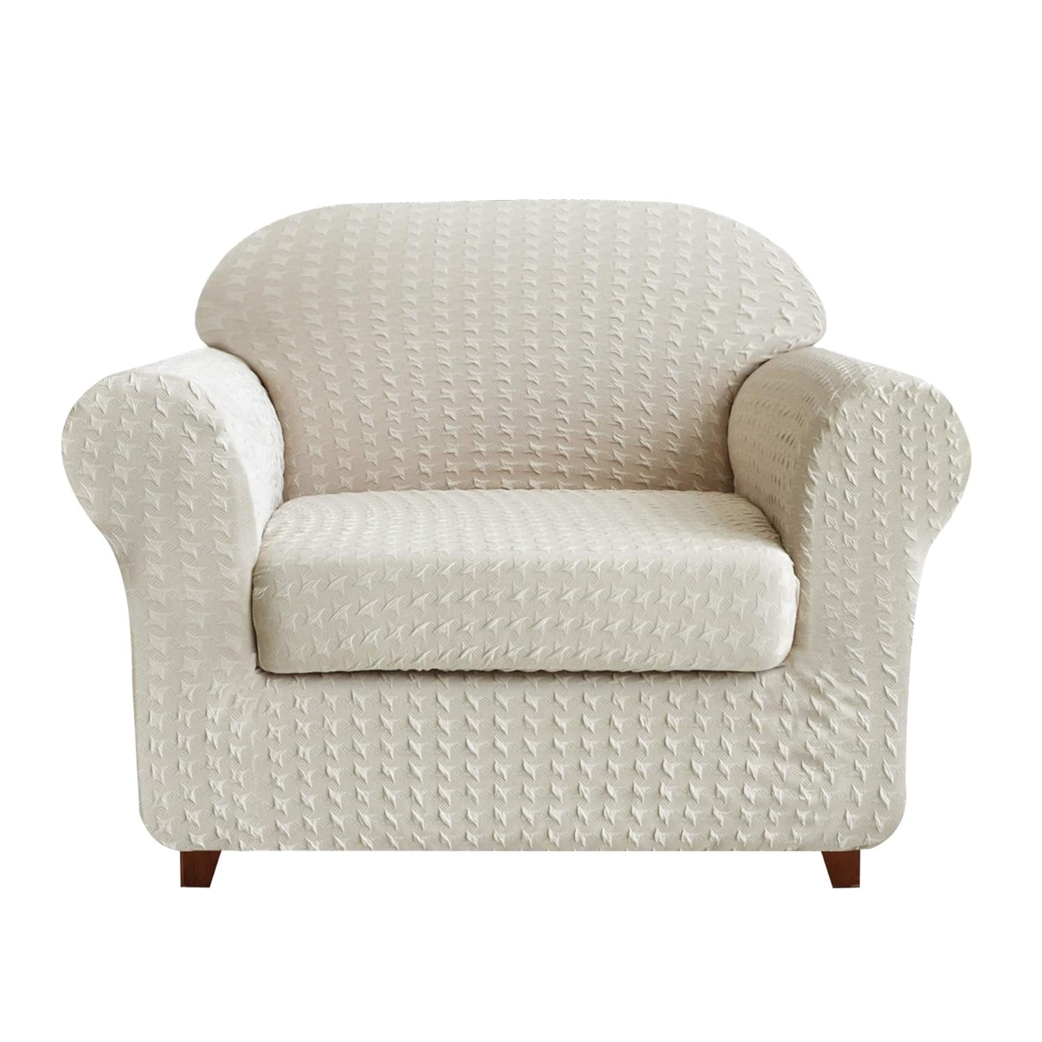 Best sofa cover stretch 2 piece print