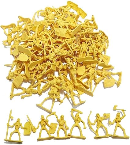100 Piece Army Skeleton Warriors Ready 