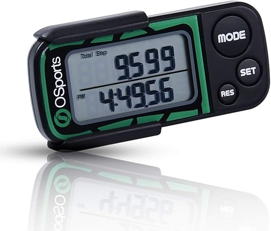 Amazon Co Jp Osports 歩数計 ウォーキング用 クリップオン 正確なカロリー距離歩数カウンター 女性 男性 高齢者に最適 ストラップ付き 30日メモリー 毎日のターゲットモニター エクササイズ時間 使いやすい スポーツ アウトドア