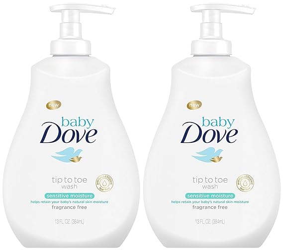 dove unscented baby wash