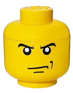 LEGO Lizenzkollektion 40310107 - Aufbewahrungskopf, S, klein, Angry Man