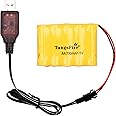 6V Battery 700mAh AA Rechargeable Ni-Cd SM 2P Plug Spare Batteries Packs RC Car Road Vehicle Fast Race Off-Road Vehicle Rock Crawler