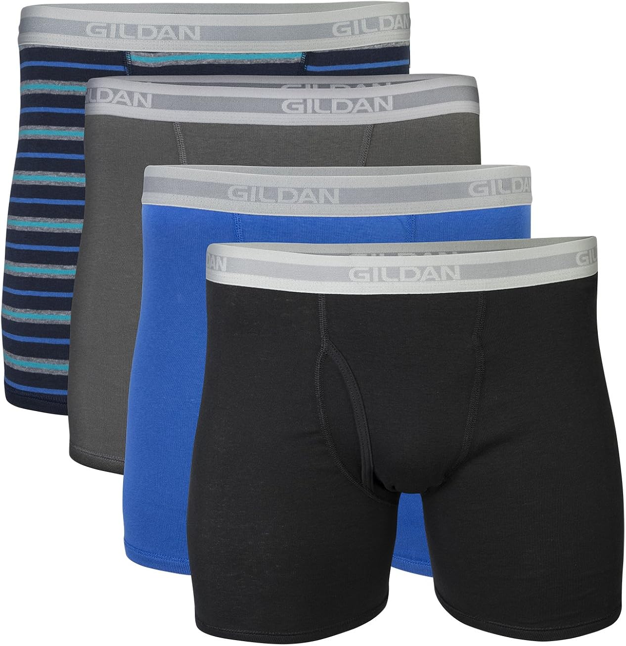 Short Leg Boxer Briefs MultiPack at Amazon Men’s Clothing store