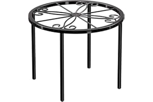Bussdis Plant Stand 1Pack 7.9 inch/20 cm Heavy Duty Metal Stand Decorates Plants Flower Pot Stand Rack for Room Indoor and Ou