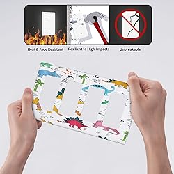 Wpshijia Cute Colorful Cartoon Animal Dinosaur