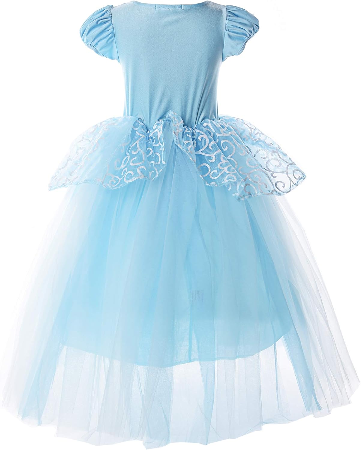 JerrisApparel Girls Princess Costume Puff Sleeve Fancy Birthday Party Dress up: Clothing