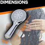 ZENO High Pressure Shower Head 5 Spray Modes Chrome Universal Replacement view 5